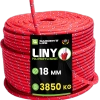 Lina polipropylenowa 18mm 10-100m , 3950 kg, MOCNA linka sznur PREMIUM