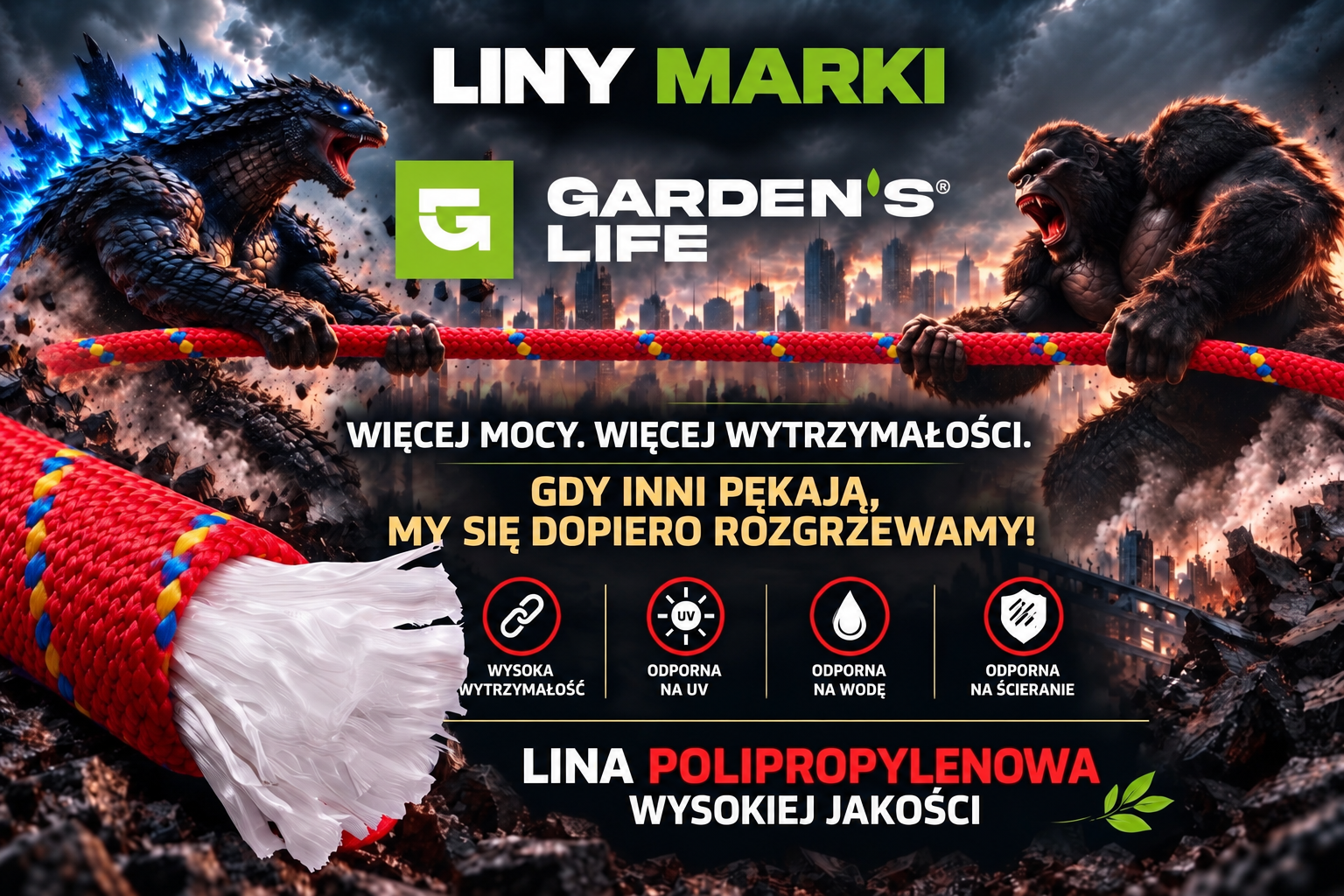 Więcej mocy i wytrzymałości - liny Prokey