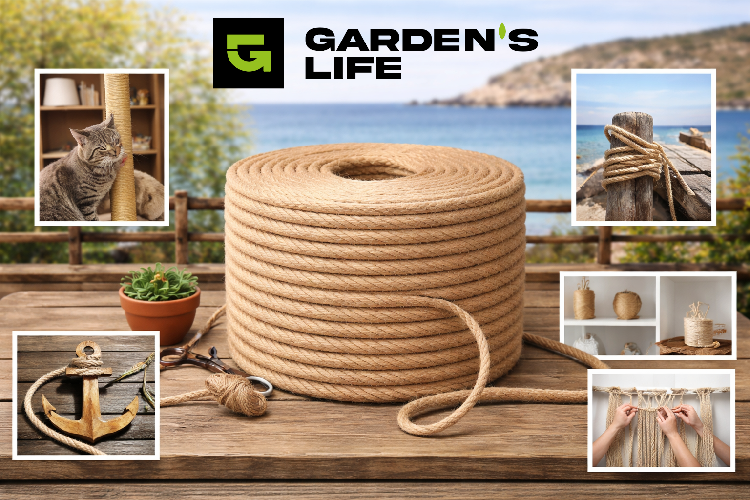 Naturalna Lina Sizalowa Garden's Life